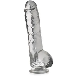 Sztuczny penis 24 cm żelowe dildo na mocnej przyssawce - 71158711