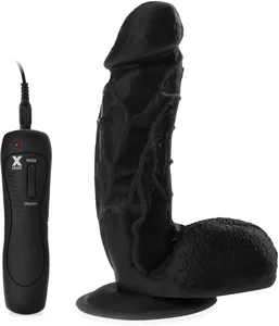 Wibrator realistyczny żylasty penis dildo z przyssawką - 7 funkcji - 74181824
