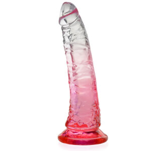Żelowe dildo elastyczny penis z przyssawką 17 cm - 73363341