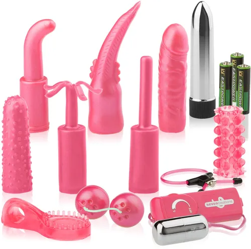 Elegancki różowy zestaw zabawek erotycznych ssd 7488