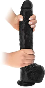 Olbrzymie dildo 41 cm sztuczny penis wielki dong na przyssawce - 77032947