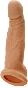 Powiększająca nakładka +5 cm przedłużka nasadka na penisa i jądra - 79999080