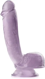 Duży żelowy penis – orgazmowy zadawalacz – fioletowy – 51626174