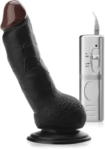 Ekstremalnie realistyczny wibrator penis męski z jądrami - 57246655