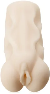 Ponętna cipeczka sztuczna pochwa z jędrną dupeczką – realistyczny masturbator - 89921611
