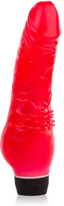 Wibrator żelowy czerwony z językami ssd 653073