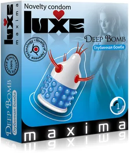 Luxe maxima deep bomb - prezerwatywy zapewniające bombowe doznania - 75149765