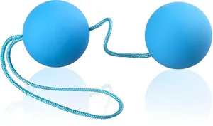 Silikonowe kulki gejszy - orgasm balls - niebieskie wrd 3037c