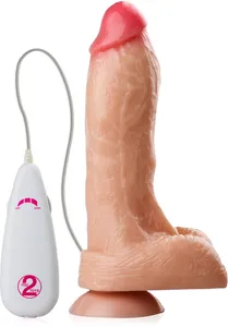 Gruby realistyczny penis z wibracjami - real playboy - dsr 0574457