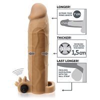 Realistyczna nakładka powiększająca i pogrubiająca penisa 79292316 - 6