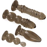 Zestaw analnych dildo korki i plugi do pieszczot anusa - 78088374 - 2