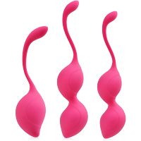 Wibrujące kulki gejszy - mocne mięśnie kegla - smukły kształt, progresywny trening cipki - 72277613 - 4