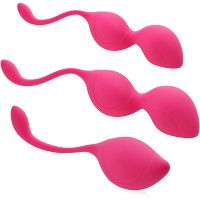 Wibrujące kulki gejszy - mocne mięśnie kegla - smukły kształt, progresywny trening cipki - 72277613 - 3