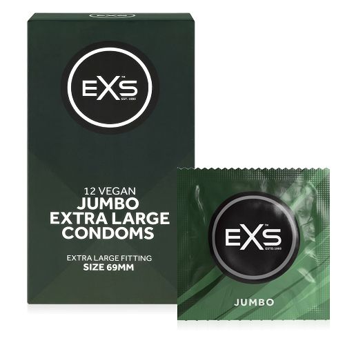 Prezerwatywy XXL EXS Jumbo duży rozmiar 69 mm 12 szt - 72958610