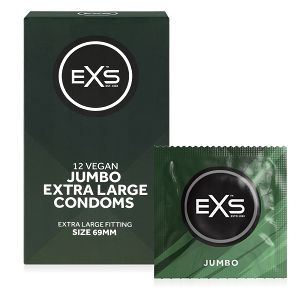 Prezerwatywy XXL EXS Jumbo duży rozmiar 69 mm 12 szt - 72958610