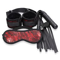 Zmysłowy zestaw z koronką BDSM EROSPACE WILD PLAY C7 4 produkty - 74562019 - 2