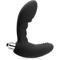 Wibrujący masażer prostaty silikonowy korek analny - 73735390 - 4