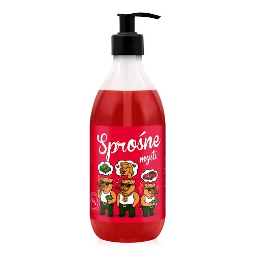 Wegański żel pod prysznic dla mężczyzn SPROŚNE MYŚLI 500 ml - 77900506