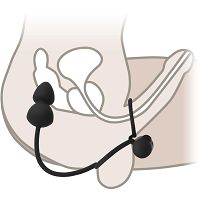 Korek analny z ringiem na penisa masażer anusa 10 funkcji 75837260 - 2