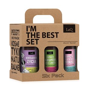 LAQ wegański zestaw żeli pod prysznic dla kobiet SUBTELNA DOMINACJA 6x100ml - 76756998