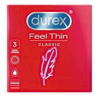 Durex Feel Thin Classic cienkie prezerwatywy 3 szt - 75823754 - 3