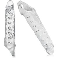 Ogromna nakładka przedłuża o 8 cm penisa – 77341568 - 3