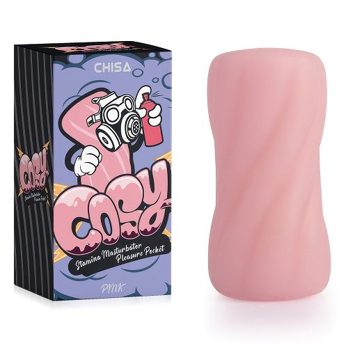 Kieszonkowy różowy masturbator dla mężczyzn sztuczna pochwa - 78839342