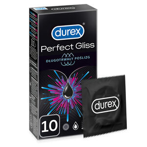 Durex Perfect Gliss grubsze prezerwatywy dodatkowy z większą ilością żelu - 73739592