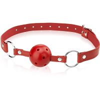 Knebel kulkowy do erotycznego zniewolenia bondage - 73837535 - 2