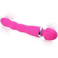 Mocny masażer + wibrator 2w1 - 36 funkcji - do pochwy anusa łechtaczki i sutków - 79370596 - 4