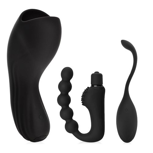 Zestaw dla par - masturbator, masażer prostaty, jajko APP - 72861311