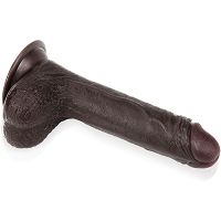 Superrealistyczne dildo z przesuwną skórą i ruchomym rdzeniem penis na przyssawce - 72499423 - 3