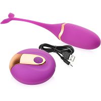 Sterowane pilotem jajko stymulujące do pochwy i anusa - 10 sex funkcji - 76661584 - 3