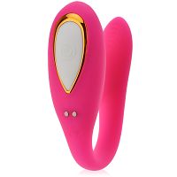 Dwusilnikowy wibrator masażer dla par i do masturbacji sterowany aplikacją - 70083459 - 2