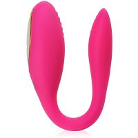 Dwusilnikowy wibrator masażer dla par i do masturbacji sterowany aplikacją - 70083459 - 3