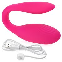 Dwusilnikowy wibrator masażer dla par i do masturbacji sterowany aplikacją - 70083459 - 4