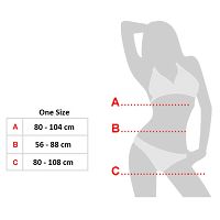 Urocze sexi bodystocking ze zdobieniami - 76869620 - 5