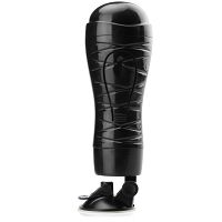 Wysokiej jakości masturbator z przyssawką – mega stymulacja – czarny – 88634260 - 2