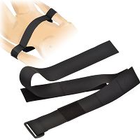 Uprząż do krępowania bdsm regulowany pas z opaskami na ręce - 74434551 - 5