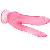 Dwa penisy pochwowo-analne bardzo miękkie dilda na przyssawce – 73855672 - 2