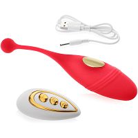 Wodoodporne jajko waginalno-analne sterowane pilotem - 10 sex funkcji - 77680213 - 2