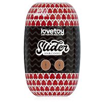 Dwustronny masturbator dla mężczyzn brązowa wagina i anus - 76260979 - 2