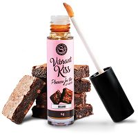 Vibrant Kiss Brownie smakowy błyszczyk wibrator w płynie - 72441174 - 3