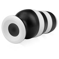 Duży silikonowy korek analny na mocnej przyssawce 8,2 cm - 79703586 - 6