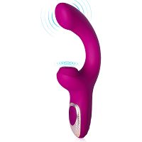 Wibrator z pulsacyjnym masażerem stymulacja punktów rozkoszy - 77227955 - 2