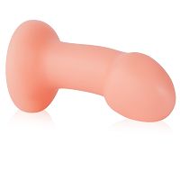 Korek analny na przyssawce mały penis cielisty 11,5 cm dildo - 76074031 - 3