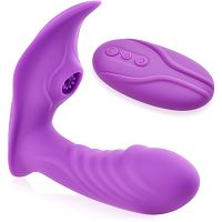 Wibrator z funkcją ssania i grzania do 45stc, ssący masażer pochwowo-łechtaczkowy - 71515799 - 4