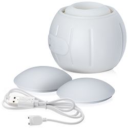 Dyskretny masturbator z wypustkami 6 opcji wibracji - 71720001