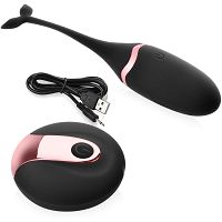 Sterowane pilotem jajko stymulujące do pochwy i anusa - 10 sex funkcji - 79566403 - 2