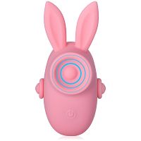Różowy króliczek mini masażer całego ciała masturbator dla kobiet - 79186214 - 6